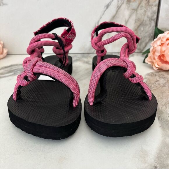 ARIZONA LOVE Trekky Rope Sandal in Pink Rope Size 10 NEW - Picture 8 of 16